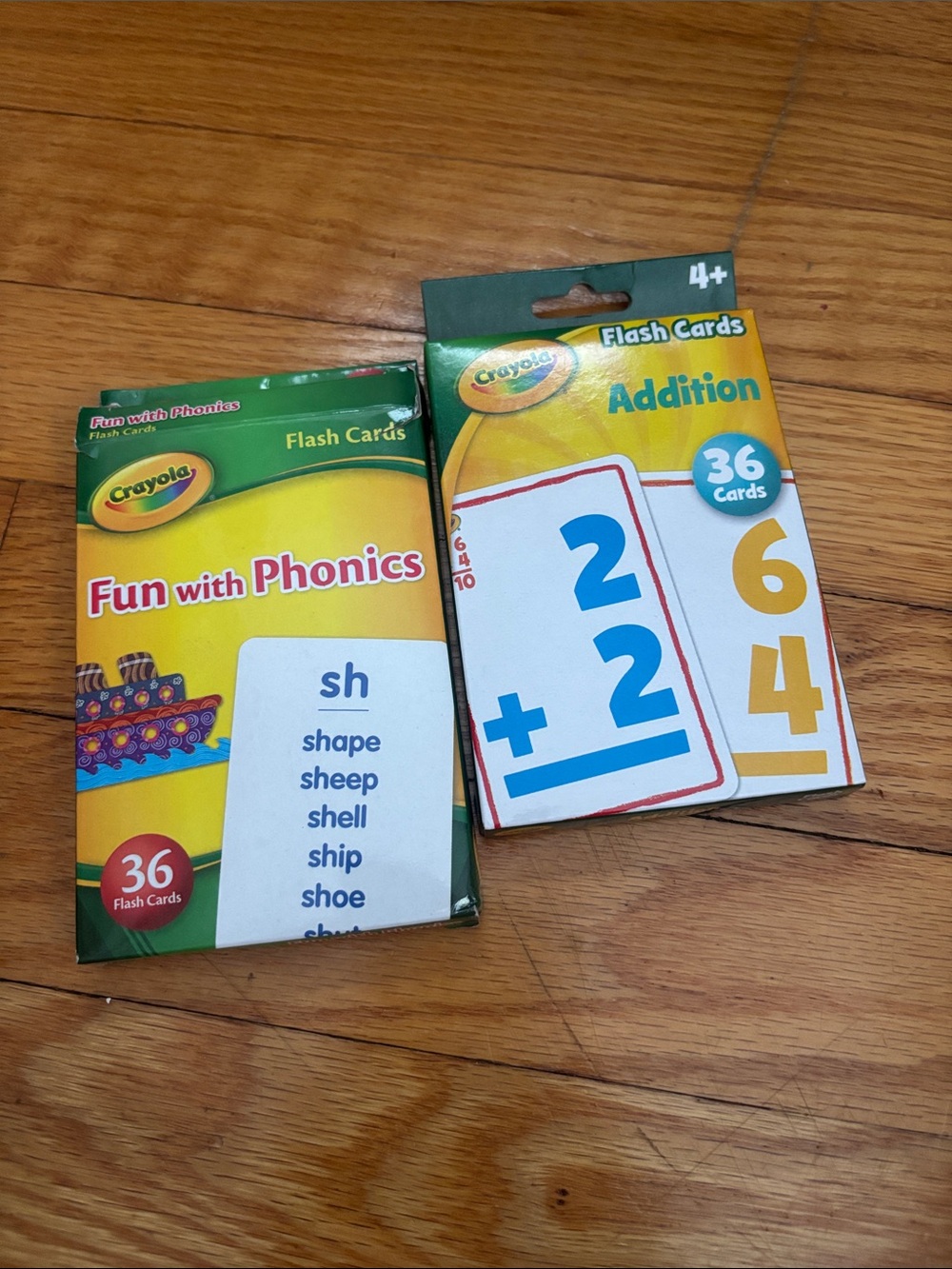 Crayola Flash Cards Set - Fun with Phonics & Addition
